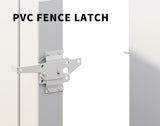 Stainless Steel White Self Closing Fence Gate Hinge (US Stock)
