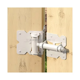 Heavy Duty White Stainless Steel Self Closing Gate Hinge (US Stock)