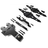 Heavy Duty Black Wooden Gate Hardware Kit — Rustproof Gate Lock & Latch