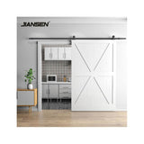 T shape Top Mount Heavy Duty Sliding Barn Door Hardware