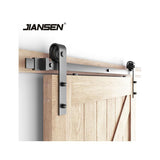 J Shape Heavy Duty Sliding Barn Door Hardware Kit