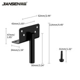 Self-Locking Gate Latch Heavy Duty Post Mount Automatic Gravity Lever Wood/PVC Fence Gate Lock with Fasteners Hardware,for Secure Pool |Yard | Garden, Steel,Black