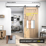 Arrow shape Heavy Duty Sliding Barn Door Hardware